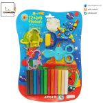 خمیر 12 رنگ با ابزار وکیومی آریا