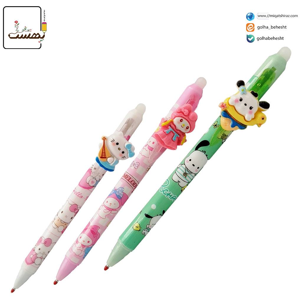 خودکار پاک کن دار عروسک سراميکی خودکار پاک کن دار عروسک سراميکی