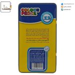 مداد رنگی 12 رنگ پارس جعبه فلزی1