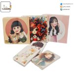 دفتر فانتزی خشتی 15*15 بی خط فصل پرواز3